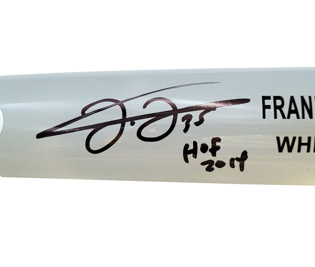 Frank Thomas Auto Gray Rawlings Game Model Bat White Sox "HOF 2014" Beckett Wit