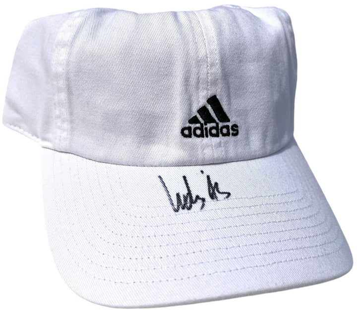 LUDVIG ABERG SIGNED AUTOGRAPHED ADIDAS GOLF HAT MASTERS PGA BRITISH US JSA COA