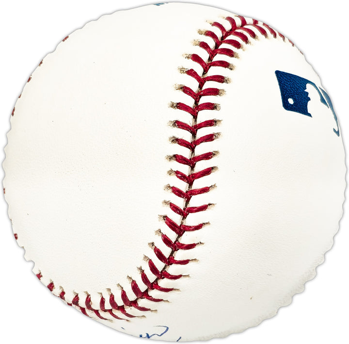 Gene Oliver Signed Official MLB Baseball Chicago Cubs "69 Cubs #12" Beckett QR