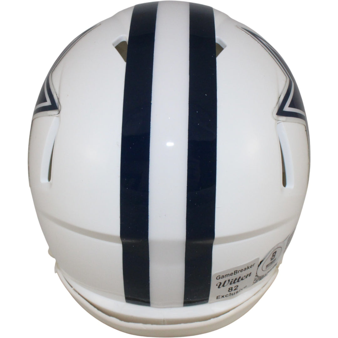 Jason Witten Autographed/Signed Dallas Cowboys 22 Alt Mini Helmet Beckett 53891