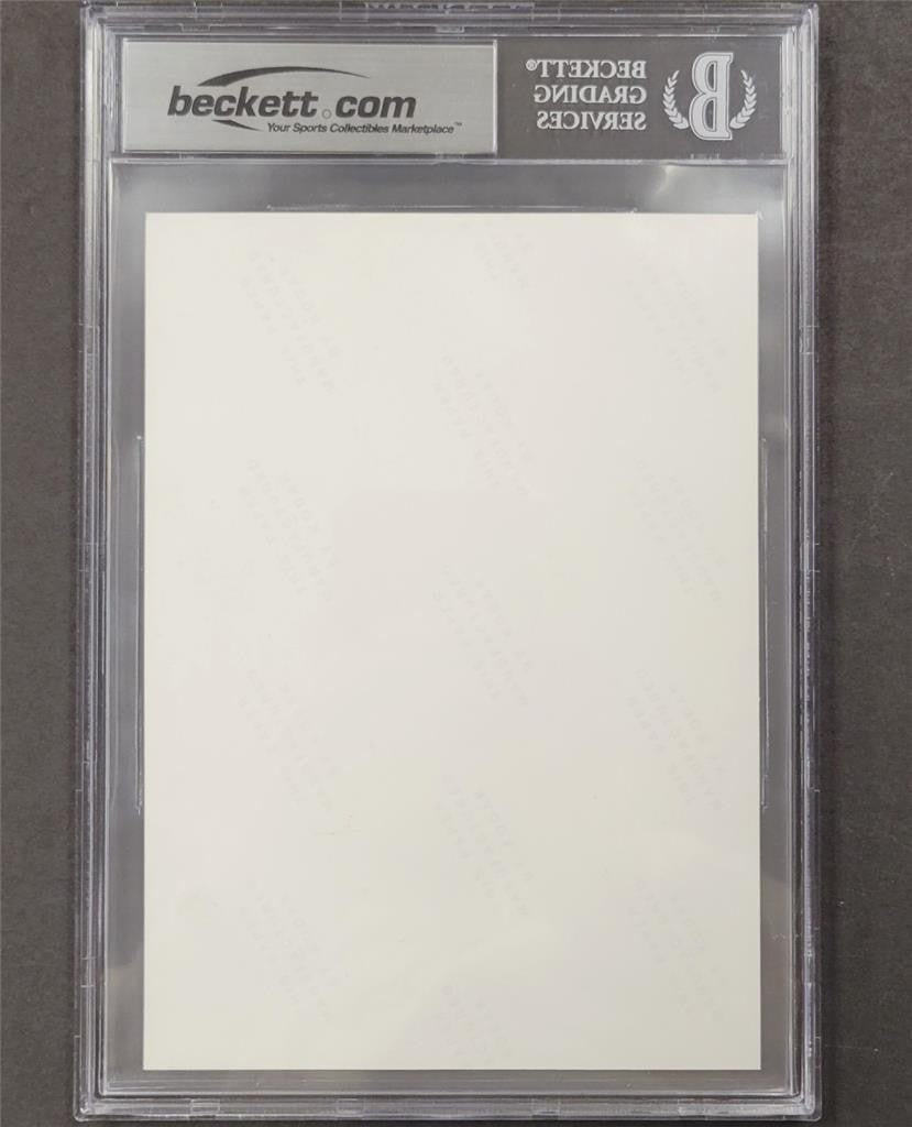 Kareem Abdul-Jabbar signed Lakers 5x7 Promo Photo Card autograph ~ Beckett BAS