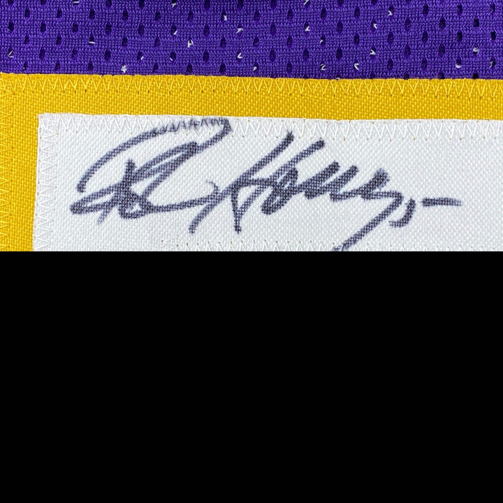 Autographed/Signed Robert Horry Los Angeles LA Purple Jersey PSA/DNA COA Auto