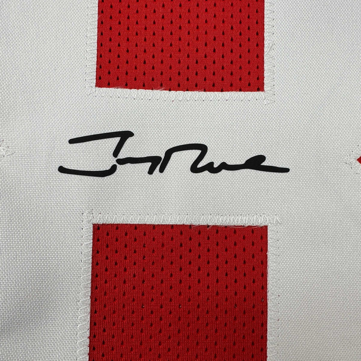 Facsimile Autographed Jerry Rice San Francisco Red Reprint Jersey Size Men's XL