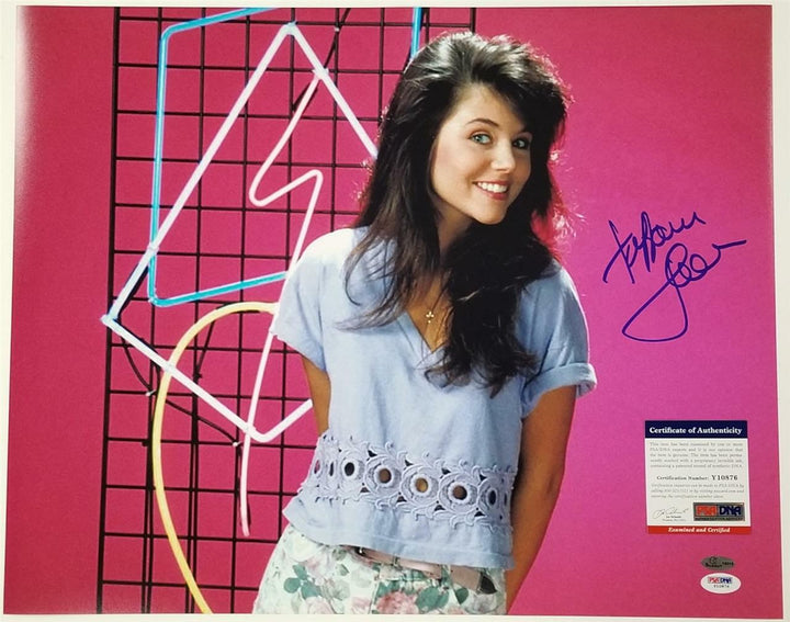 Tiffani Thiessen signed 16x20 Photo #3 Saved By the Bell autograph ~ PSA/DNA COA