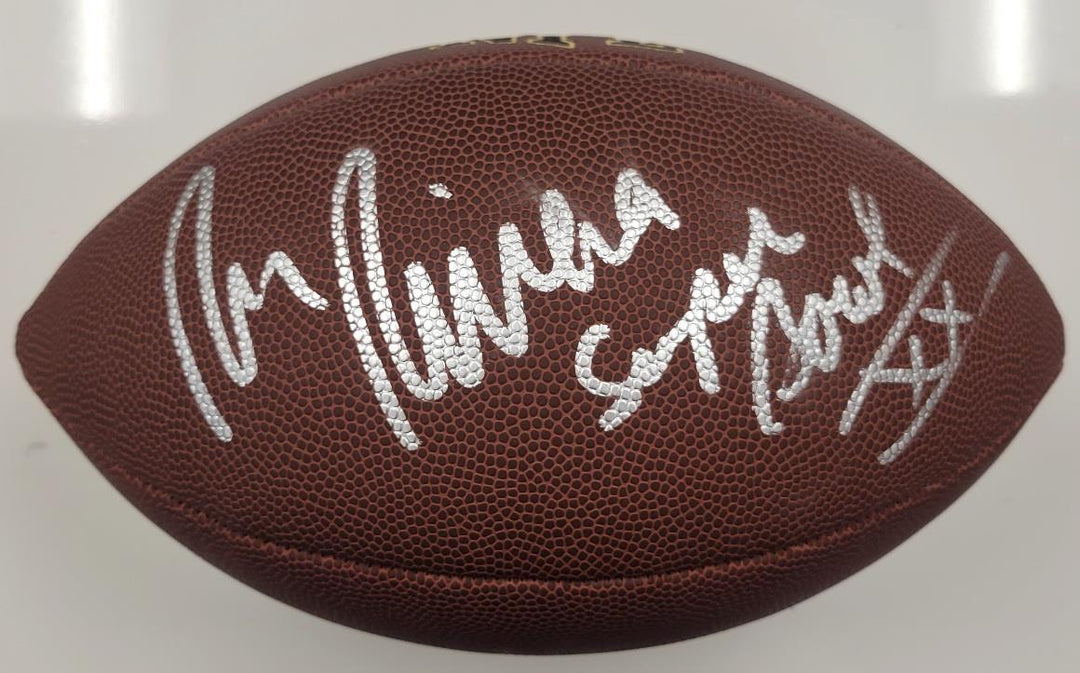 Ron Rivera signed "Super Bowl XX" Wilson Football Bears autograph ~ Beckett BAS
