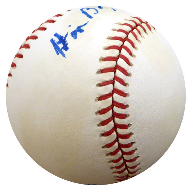 Don Bollweg Signed AL Baseball Yankees, St. Louis Cardinals Beckett