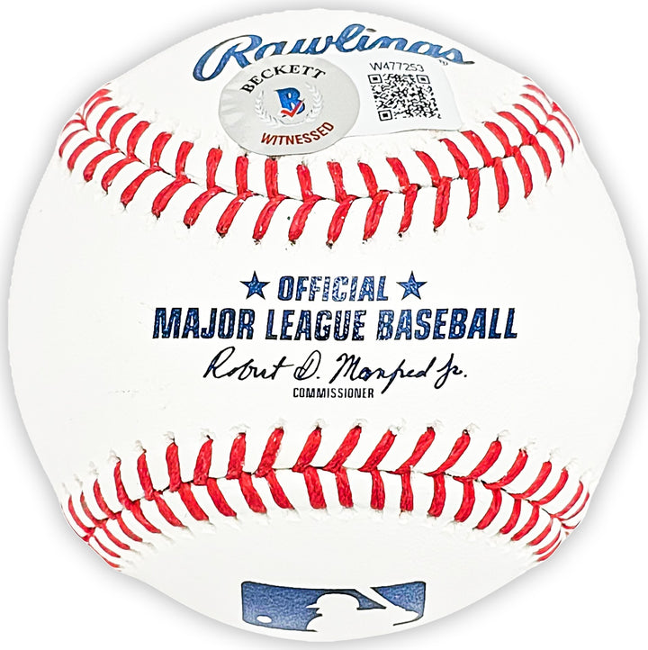 Wade Boggs Signed MLB Baseball Red Sox "5x AL Batting Champ" Beckett Wit