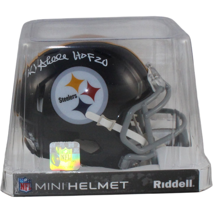 Donnie Shell Autographed Pittsburgh Steelers TB Mini Helmet HOF Beckett W 55052