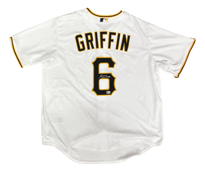 Konnor Griffin Signed Pittsburgh Pirates Nike Replica Jersey MLB Hologram