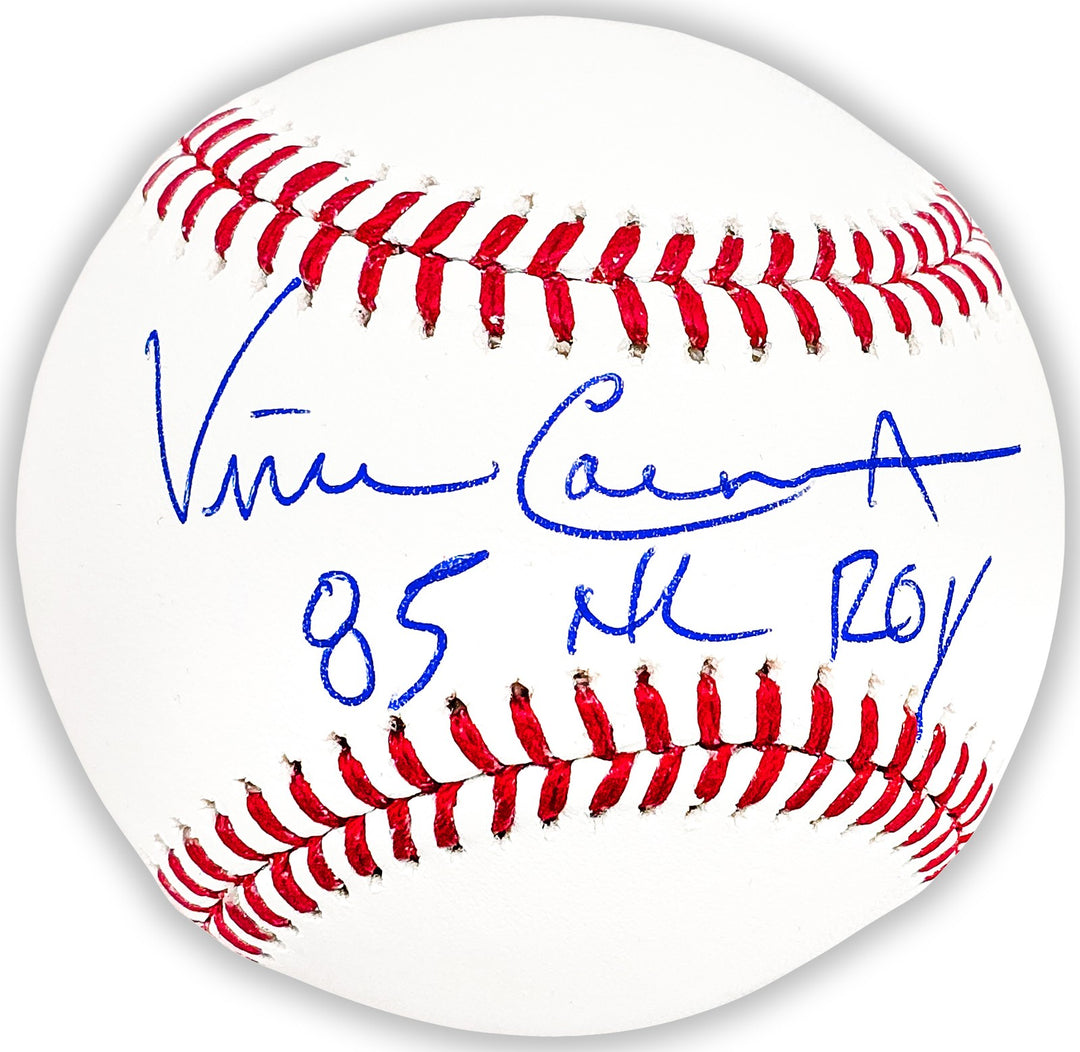 Vince Coleman Signed MLB Baseball St. Louis Cardinals "85 NL ROY" Beckett