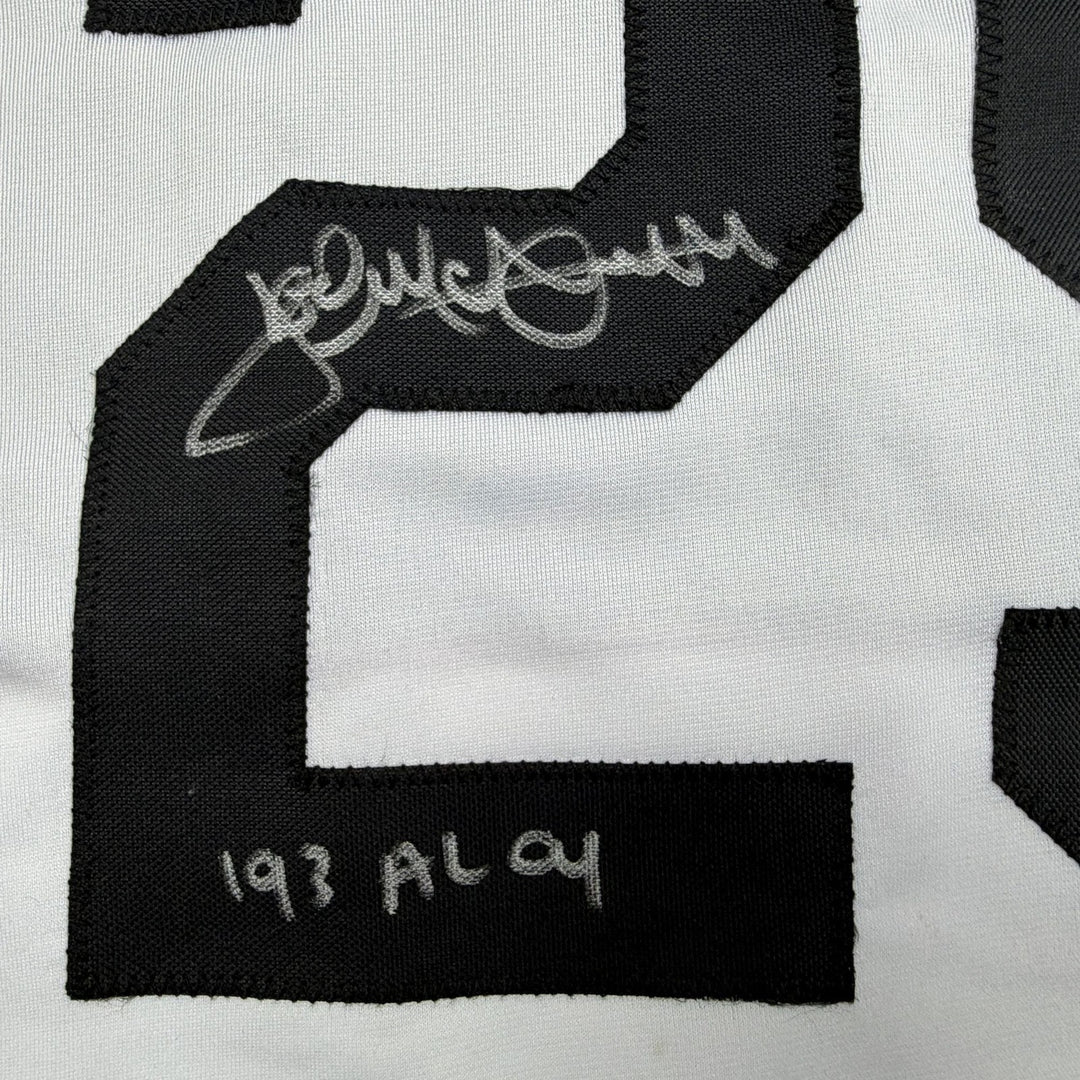 Autographed/Signed Jack McDowell Chicago White Retro Jersey Beckett BAS COA