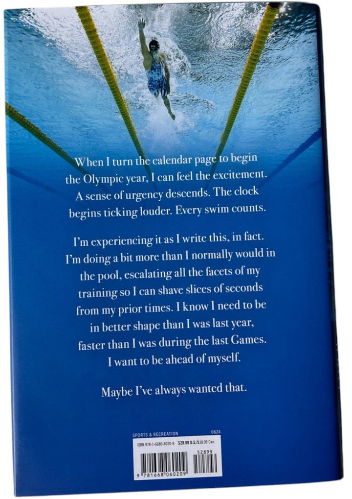 KATIE LEDECKY SIGNED AUTOGRAPHED JUST ADD WATER BOOK OLYMPICS SWIMMING USA JSA