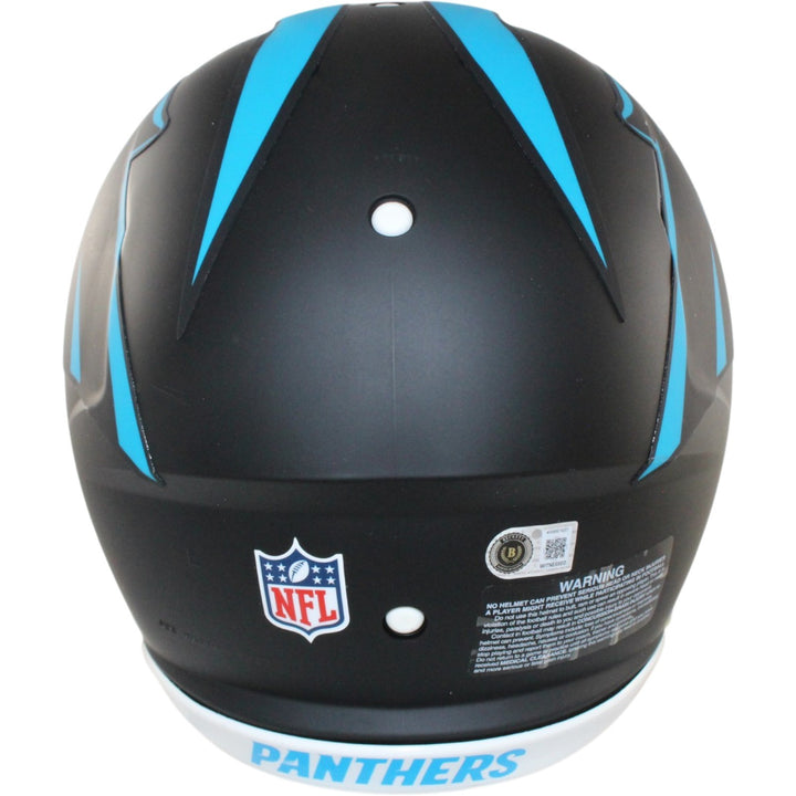 Luke Kuechly Autographed Carolina Panthers Authentic Alt Helmet Beckett W 56881