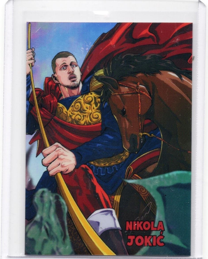2026 Leaf Nikola Jokic #OVA6 Anime Nation Denver Nuggets Basketball Card