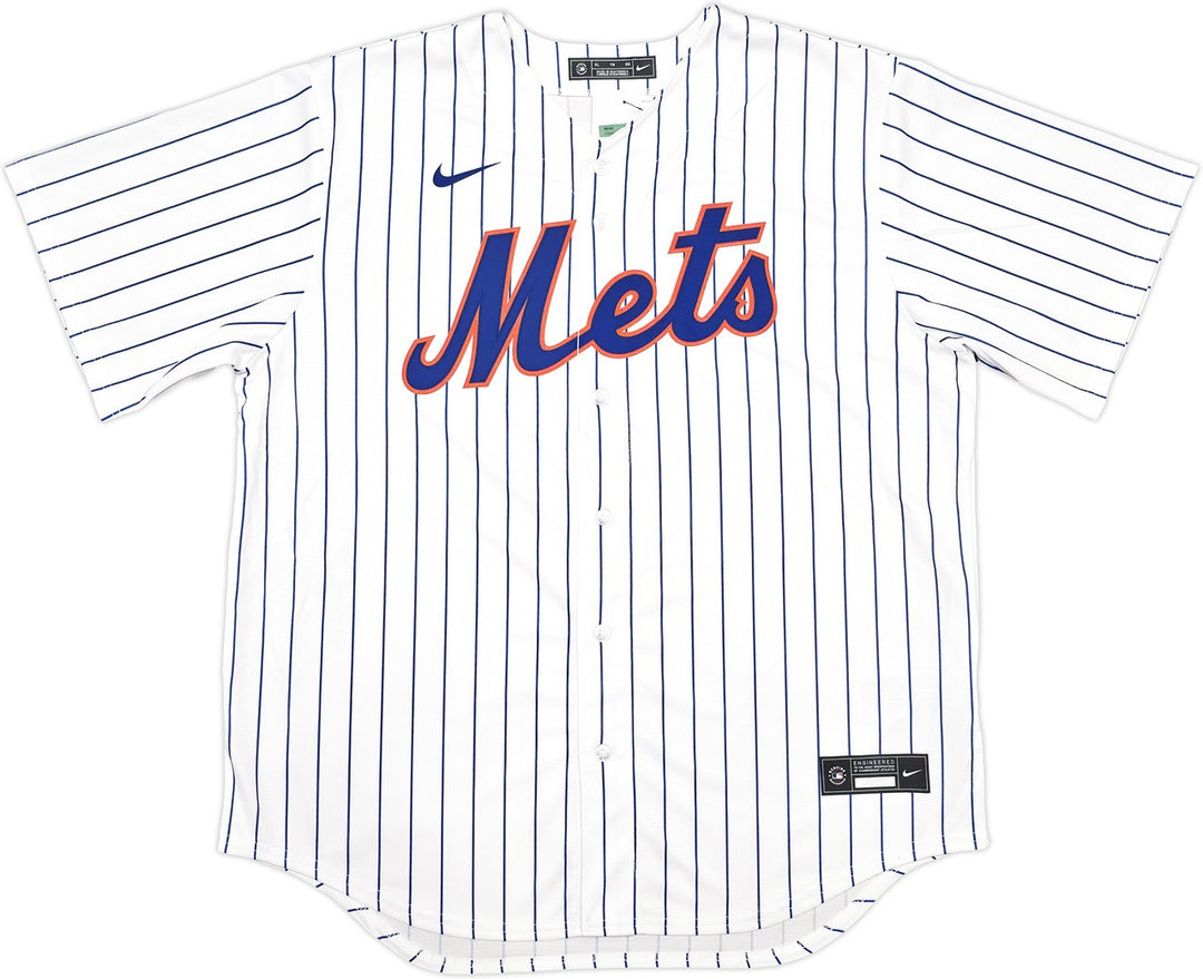 New York Mets Juan Soto Signed White Nike Jersey Size XL Beckett