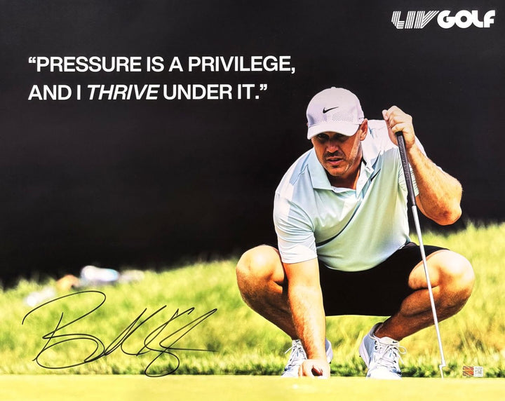 Brooks Koepka Signed 16x20 LIV Golf Photo Steiner CX