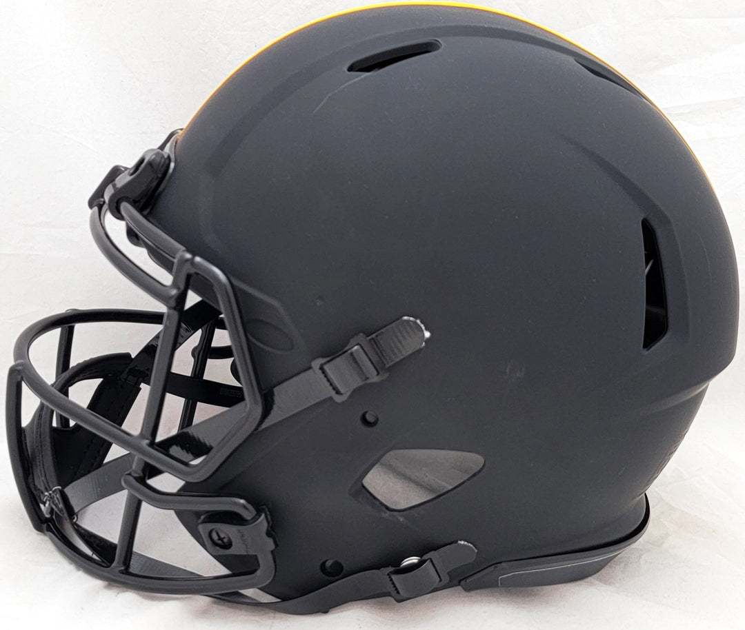 Kenny Pickett Auto Steelers Eclipse Black Full Size Authentic Speed Helmet BAS