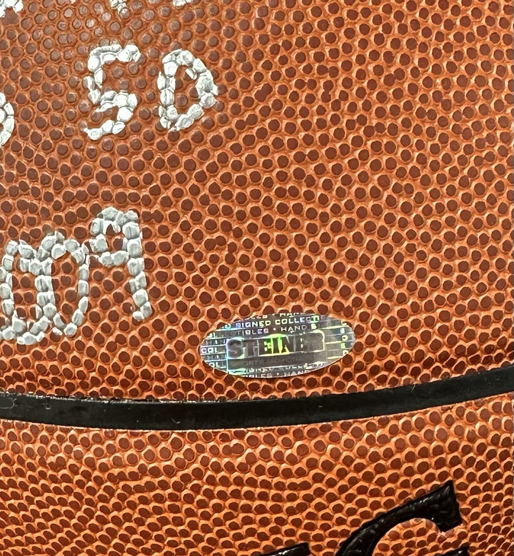 David Robinson Signed Spalding I/O Basketball Spurs HOF Dream Team Auto Steiner