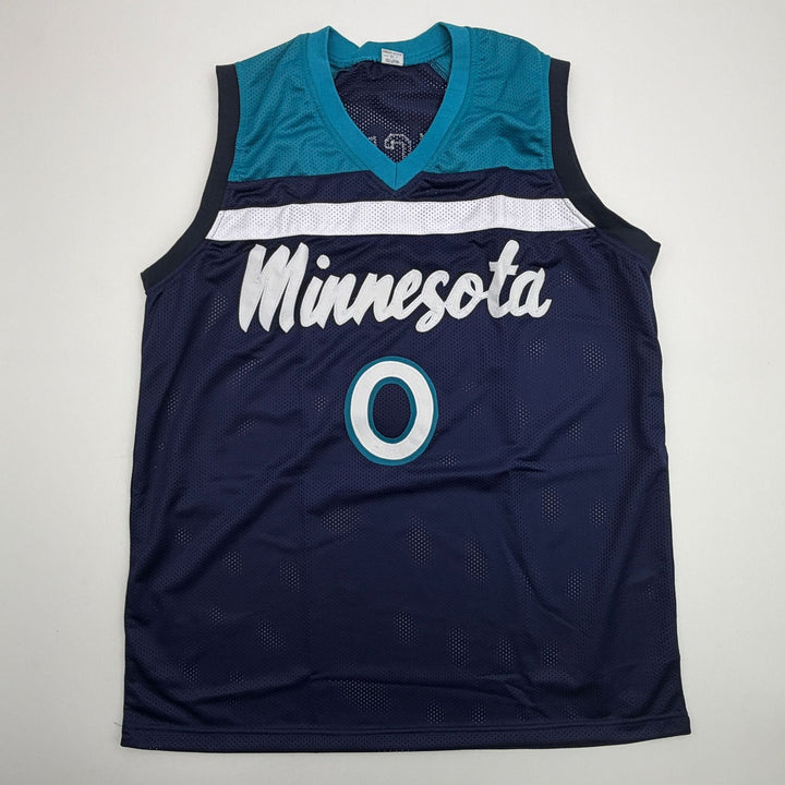 Autographed/Signed Donte Divincenzo Minnesota Blue Jersey Beckett BAS COA
