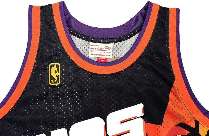 Suns Steve Nash Auto Black Authentic Mitchell Ness 1996-97 HWC Swingman Jersey L