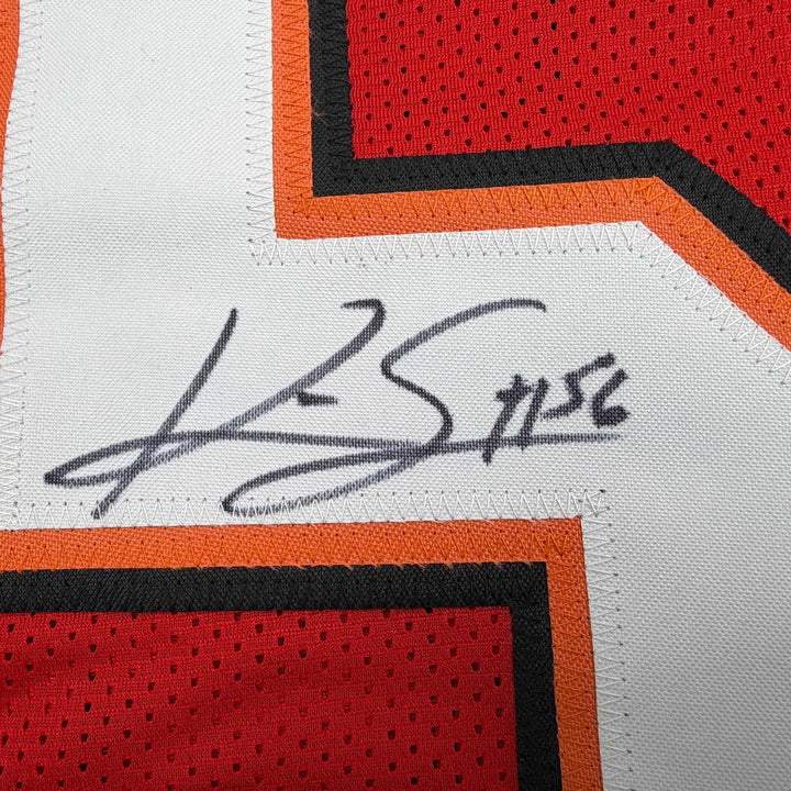 Autographed/Signed Kwon Alexander Tampa Bay Red Football Jersey JSA COA