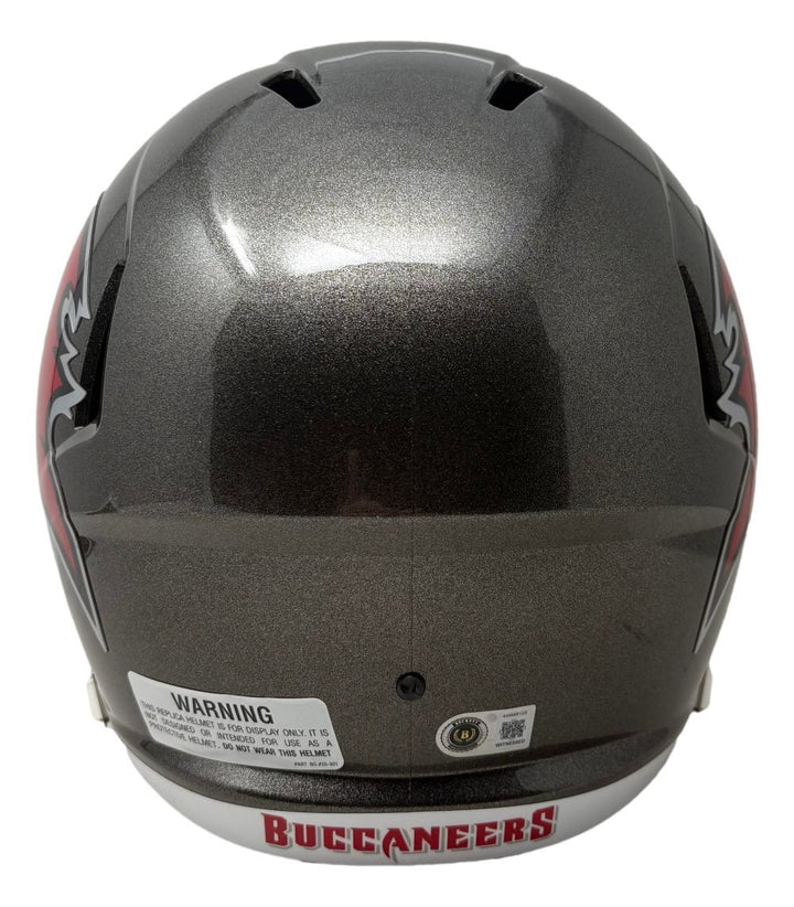 Bucky Irving Signed Tampa Bay Buccaneers Full Size Replica Speed Helmet BAS