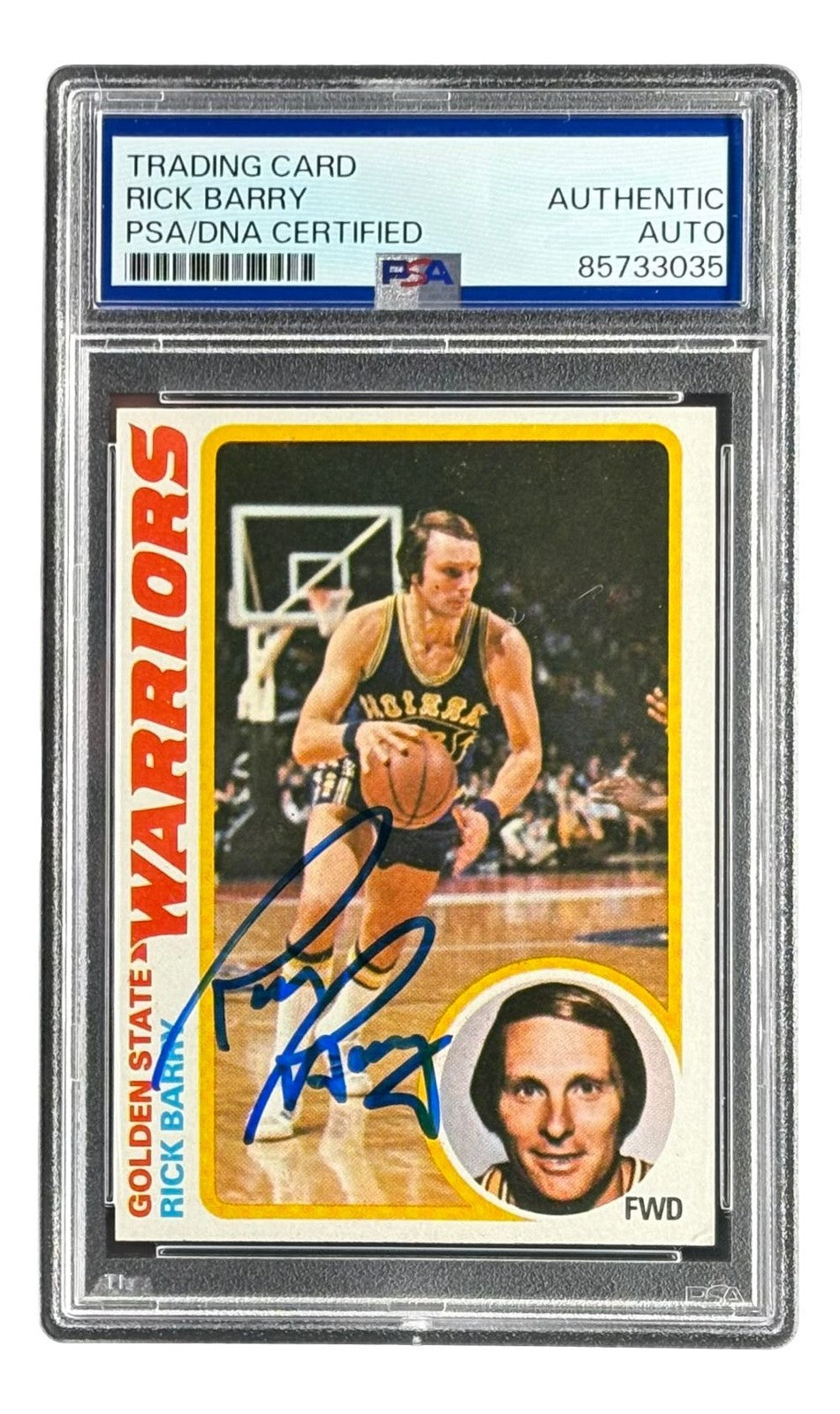 Rick Barry Signed 1978/79 Topps #60 Warriors Trading Card PSA/DNA