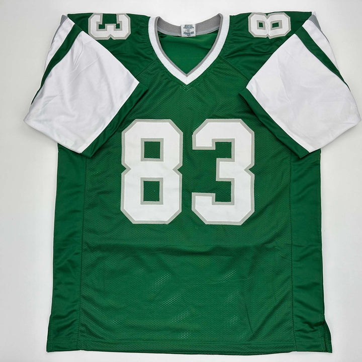 Facsimile Autographed Vince Papale Philadelphia Kelly Green Reprint Jersey XL