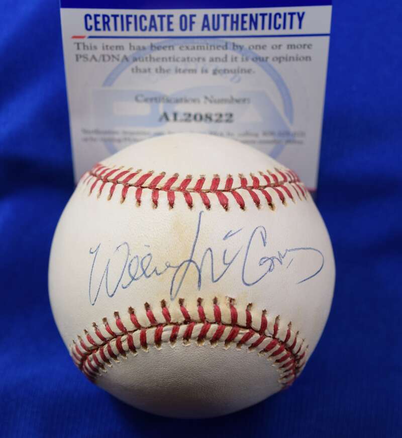 Willie McCovey PSA DNA Coa Autograph National League ONL Signed Baseball 3