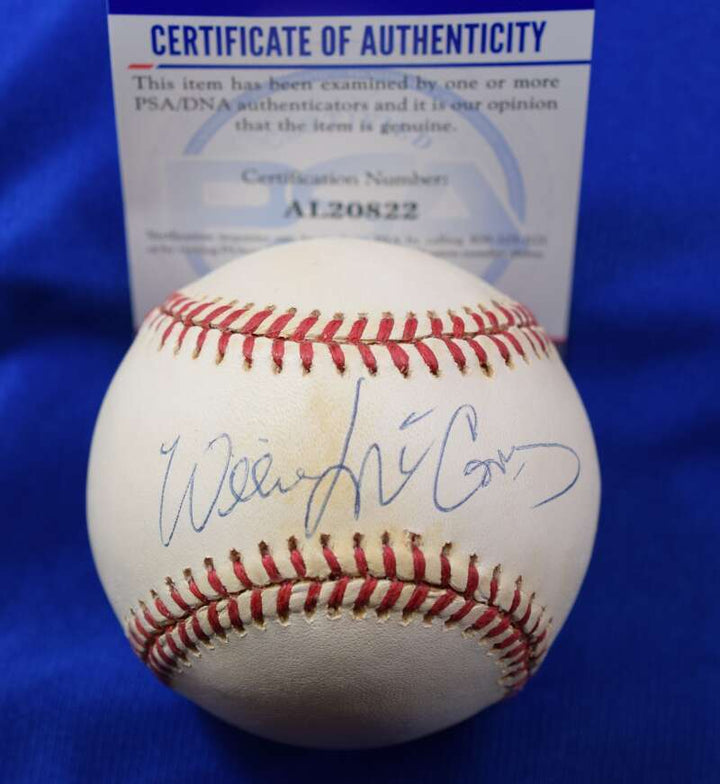 Willie McCovey PSA DNA Coa Autograph National League ONL Signed Baseball 3