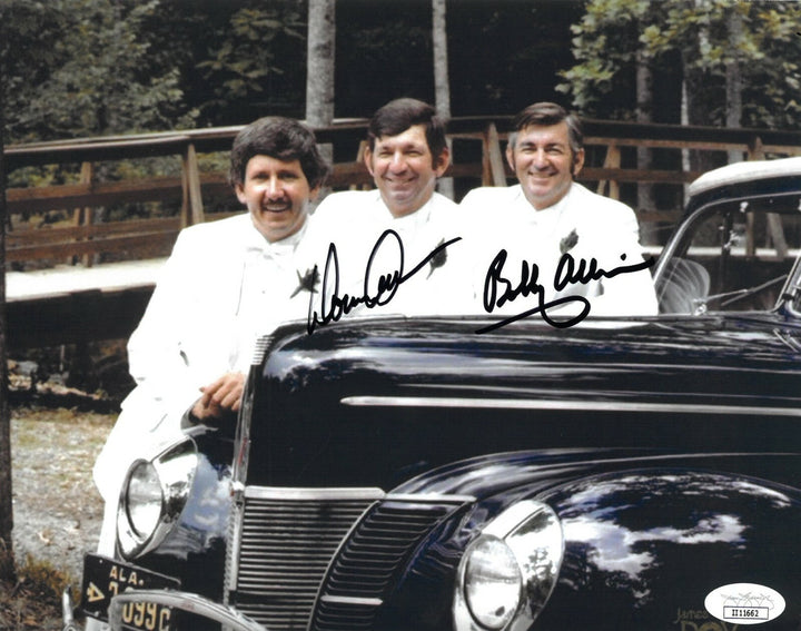 Bobby Allison & Donnie Allison dual signed NASCAR Legend 8x10 Photo JSA #II11662