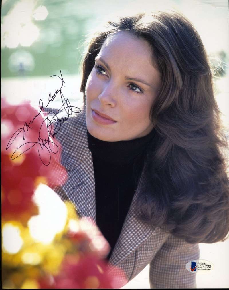 Jaclyn Smith Charlies Angels Hand Signed Bas Beckett 8x10 Photo Autograph