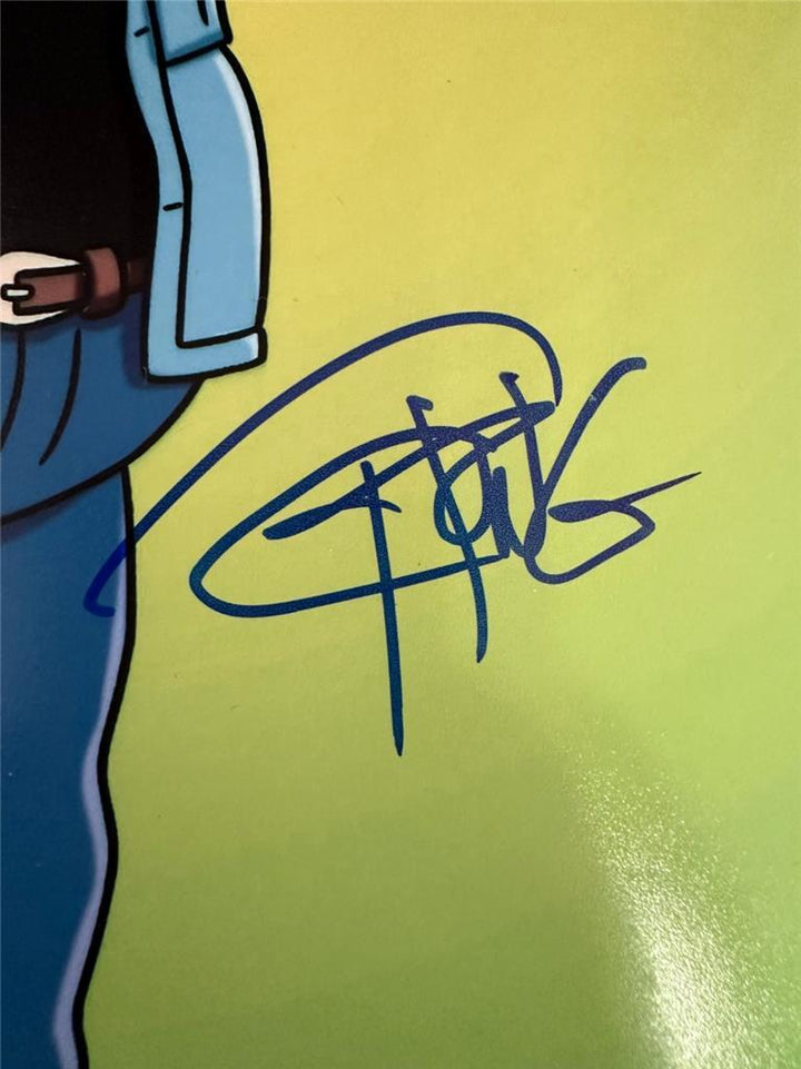Cheech Marin and Tommy Chong signed Simpsons 11x14 photo (C) Beckett BAS Holo