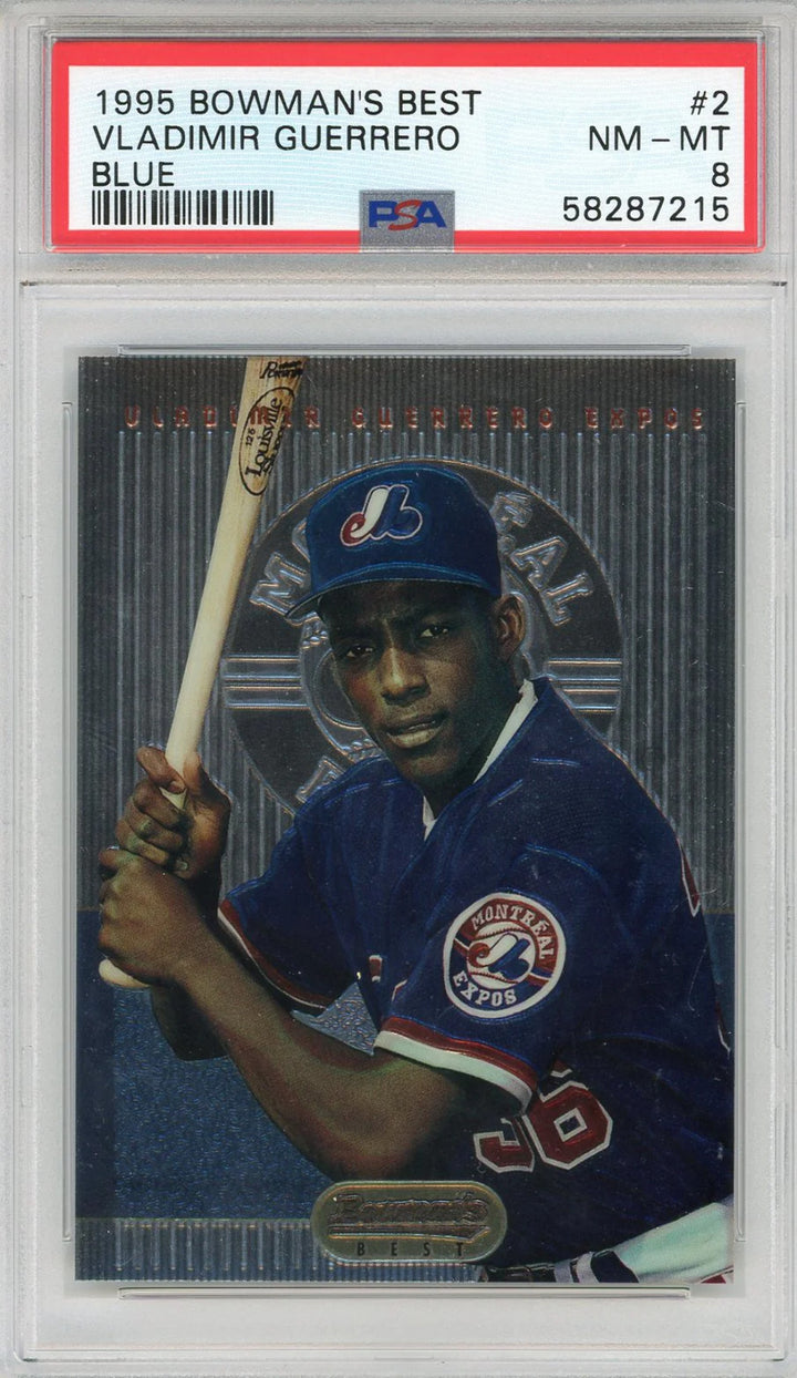 Vladimir Guerrero 1995 Bowman's Best Card #2 (PSA NM-MT 8)