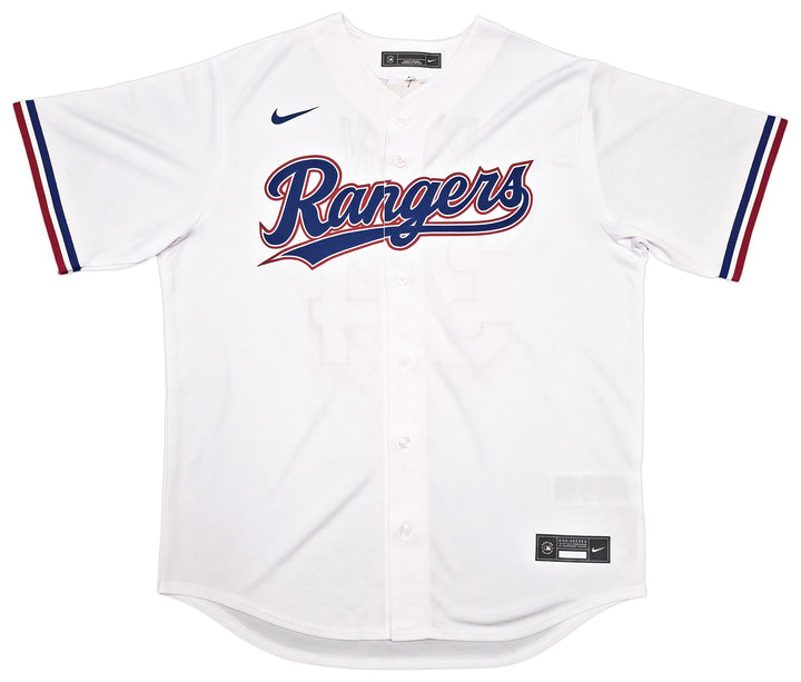Texas Rangers Nolan Ryan Signed White Nike Jersey Size L PSA/DNA ITP