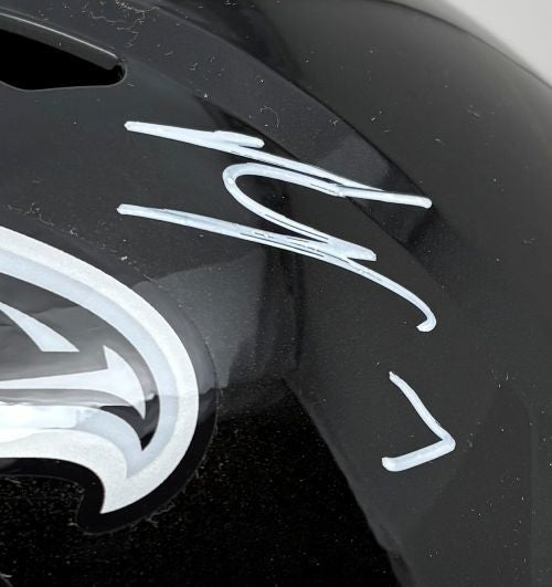 Bijan Robinson Signed Atlanta Falcons Full Size Replica Speed Helmet BAS
