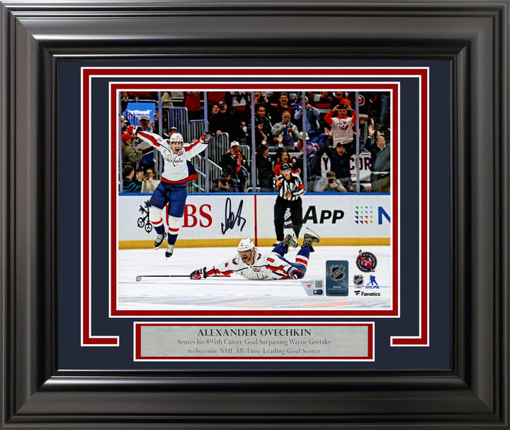 Alex Ovechkin Signed Framed 8x10 Photo Washington Capitals Fanatics Holo