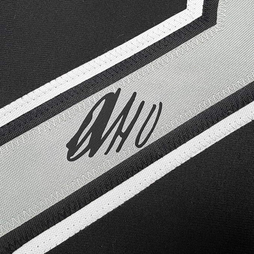 Framed Facsimile Autographed Artemi Panarin 35x39 Los Angeles Blk Reprint Jersey