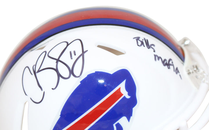 Cole Beasley Signed Buffalo Bills Speed Mini Helmet Bills Mafia Beckett 39486
