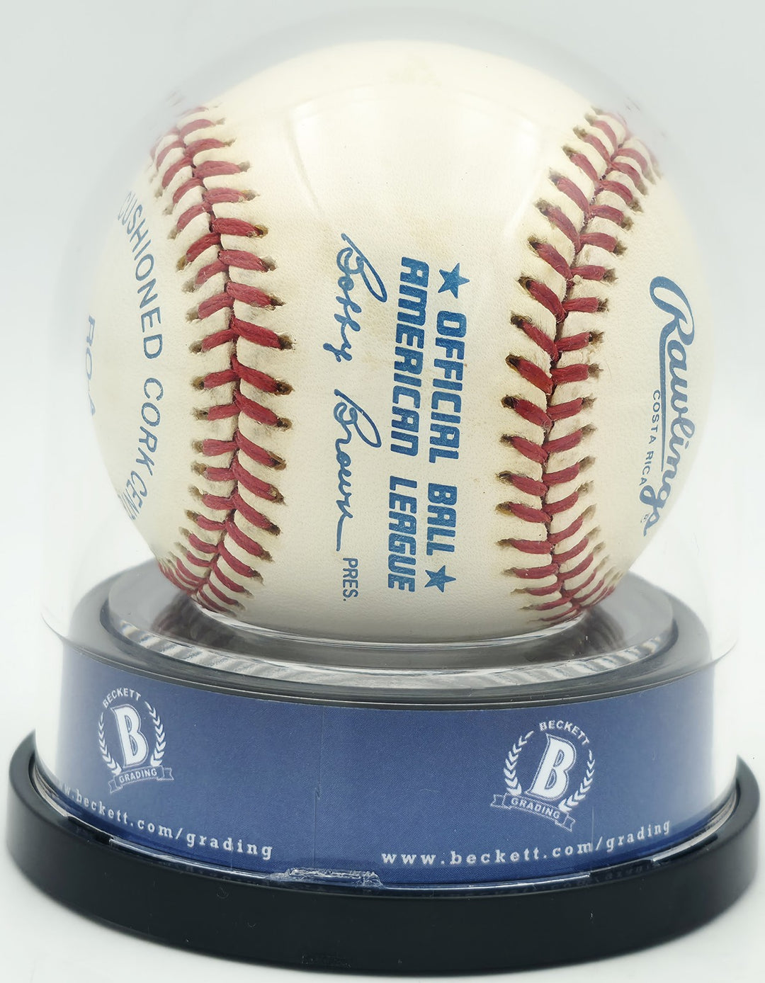 Joe DiMaggio Signed AL Baseball New York Yankees Auto Mint 9 Beckett #18630537