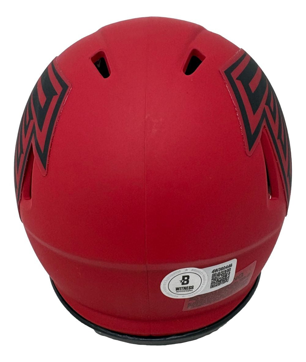 Bijan Robinson Signed Atlanta Falcons Rave Mini Speed Helmet BAS ITP