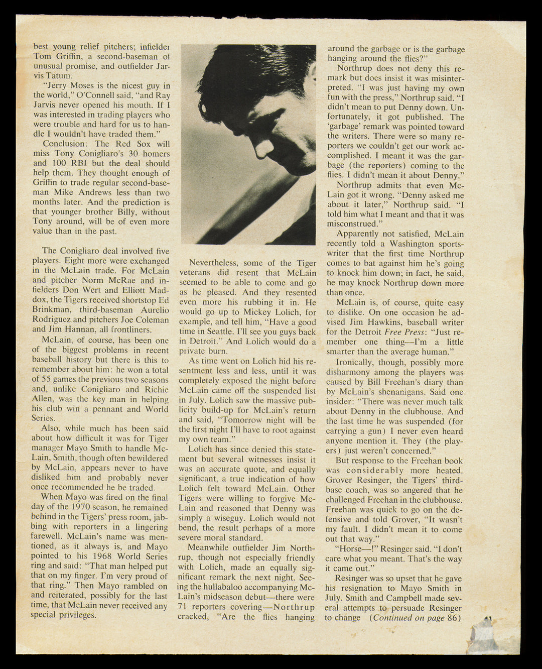 Bobby Orr Signed 8x10 Magazine Page Boston Bruins "To Jim" Beckett #BM37803