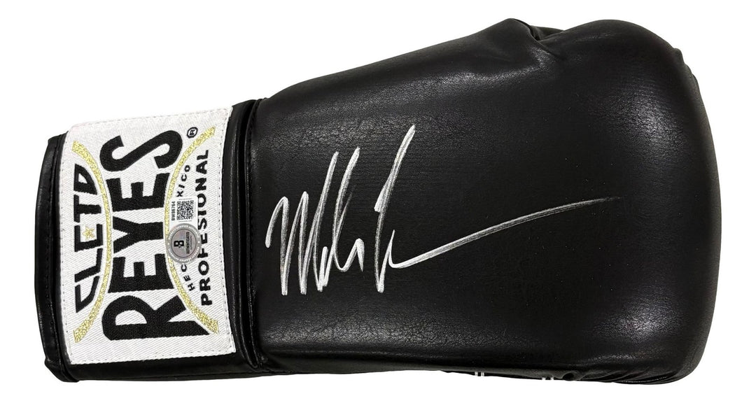 Mike Tyson Signed Right Hand Black Cleto Reyes Boxing Glove BAS