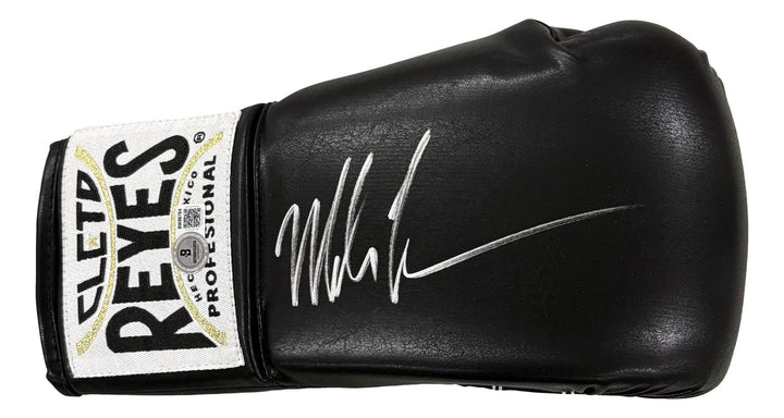 Mike Tyson Signed Right Hand Black Cleto Reyes Boxing Glove BAS