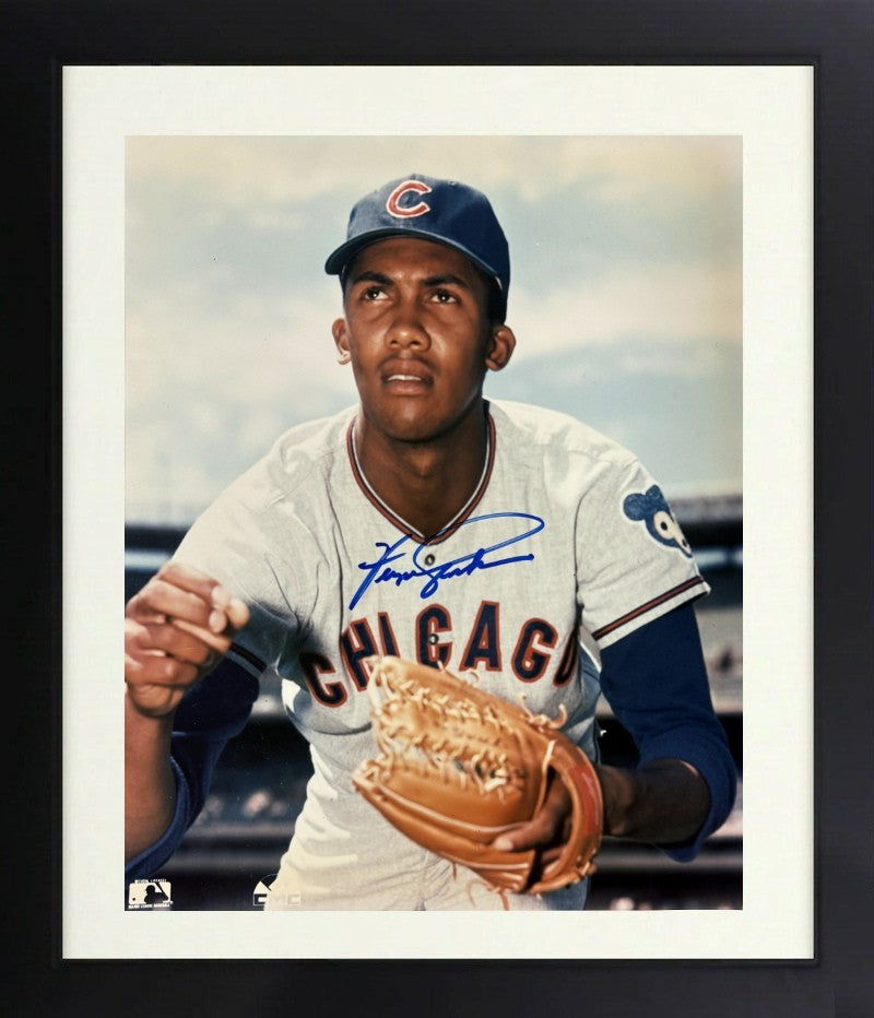Fergie Jenkins signed Chicago Cubs MLB Licensed 8x10 Photo Custom Framed-COA HOF