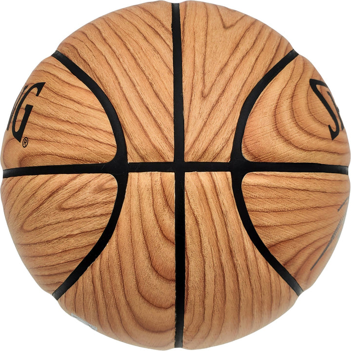 Damian Lillard Auto Official Spalding Trail Blazers Wood Logo Basketball Beckett