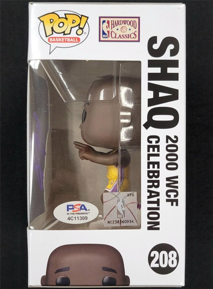 Shaquille O'Neal Shaq signed Lakers 2002 WCF Celebration Funko Pop! 209 auto PSA