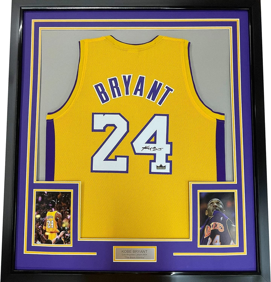 FRAME Custom Your Jersey 35x39 Professionally Matted 5x7 Photos FREE SHIP