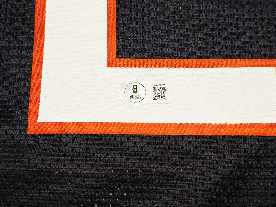 Chicago Bears DJ Moore Autographed Signed Blue Jersey Beckett BAS Witness