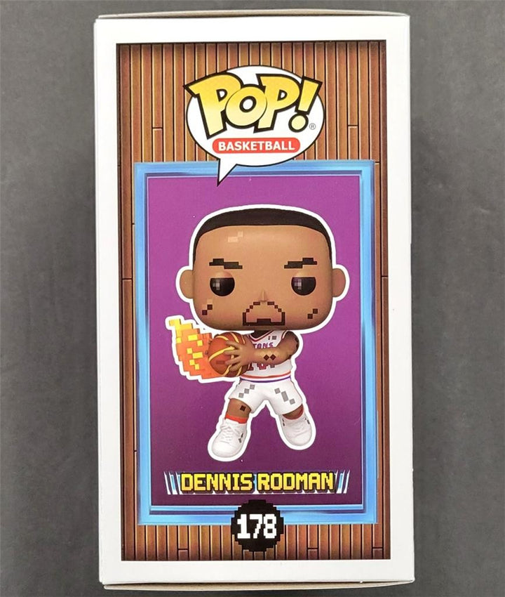 Dennis Rodman signed Pistons NBA Jam Funko Pop! auto 178 LE / 5000 ~ Beckett BAS